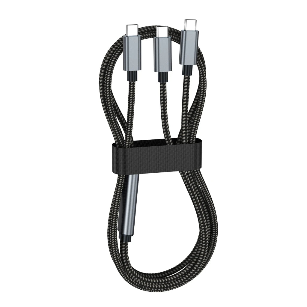 USB C to Double Type C Cable 100W Charger