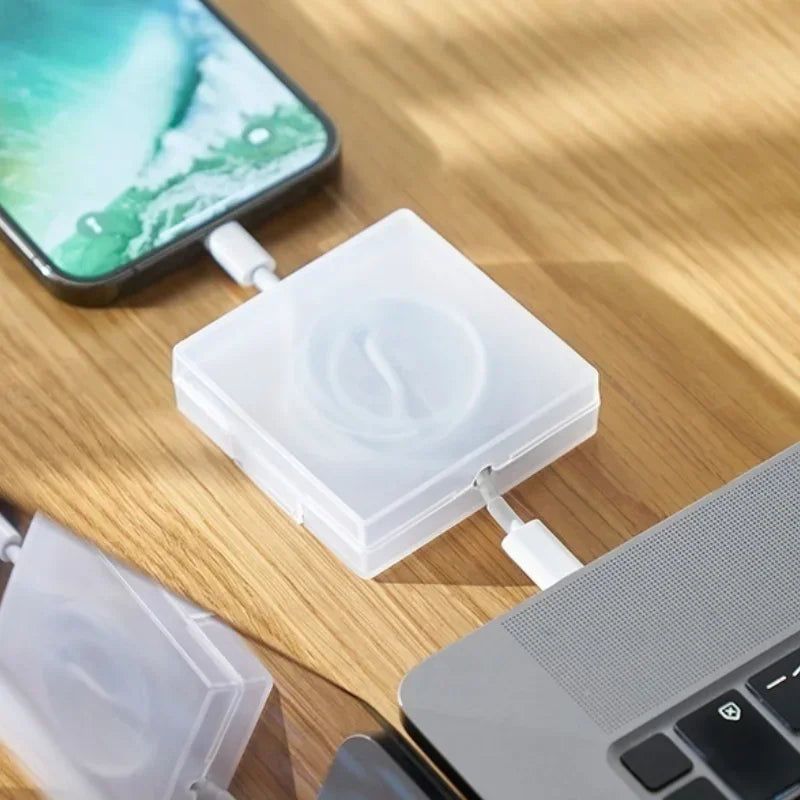 Portable Transparent Cable Organizer