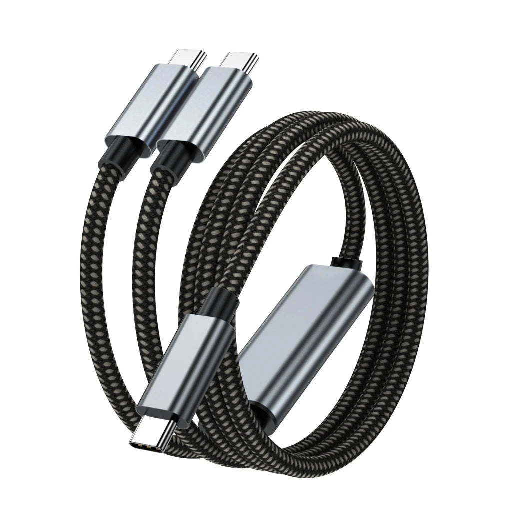 USB C to Double Type C Cable 100W Charger